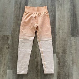 AYBL orange ombré leggings